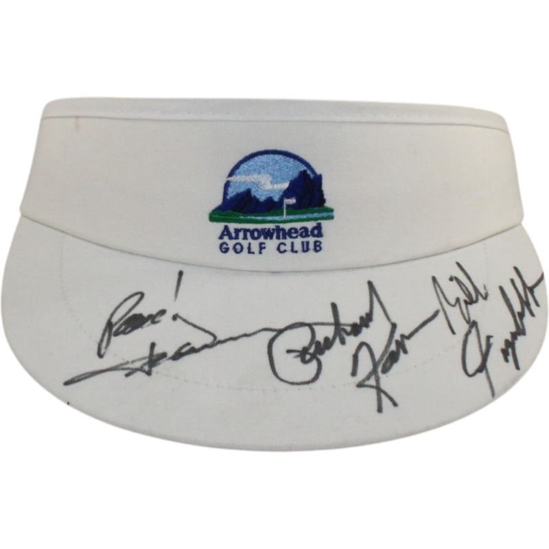 John Denver, Richard Karn & Bill Fagerbakke Autographed Golf Visor