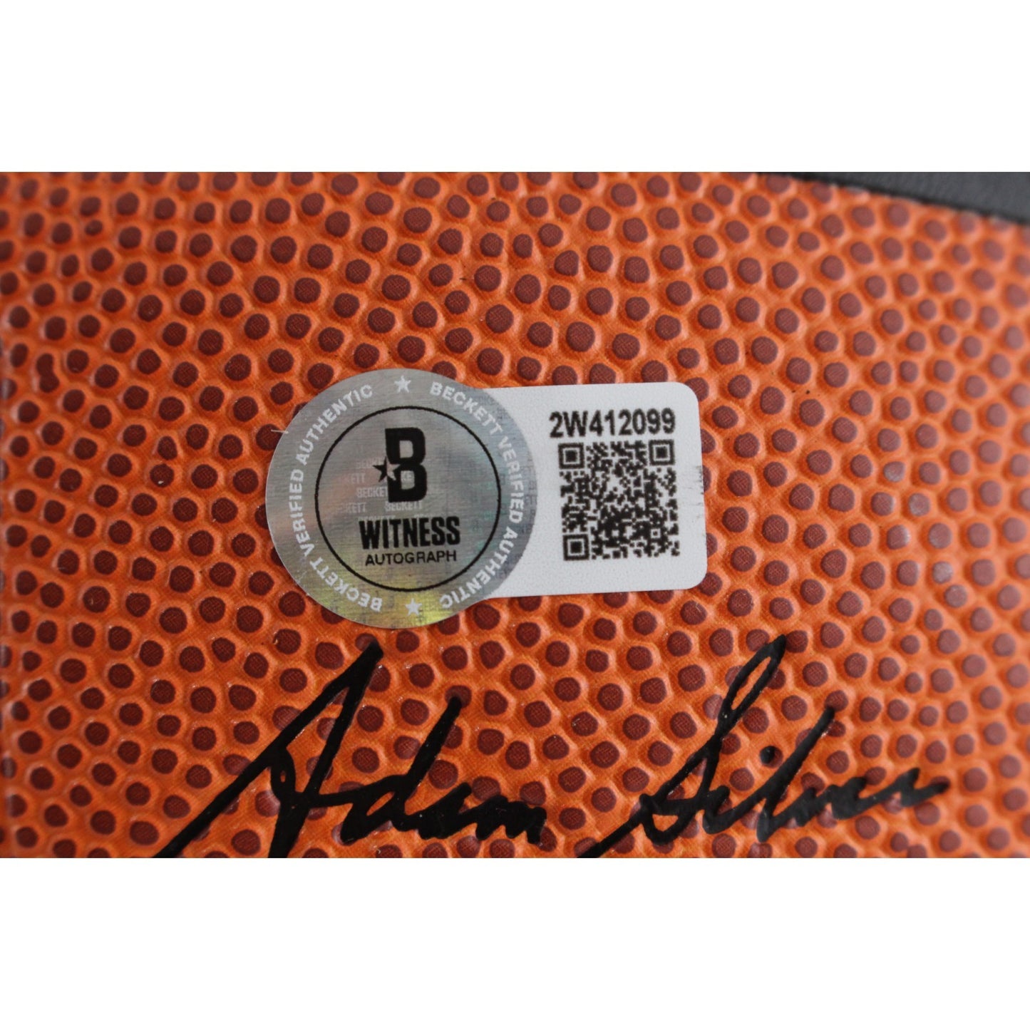 Dominique Wilkins Autographed Atlanta Hawks Wilson I/O Basketball