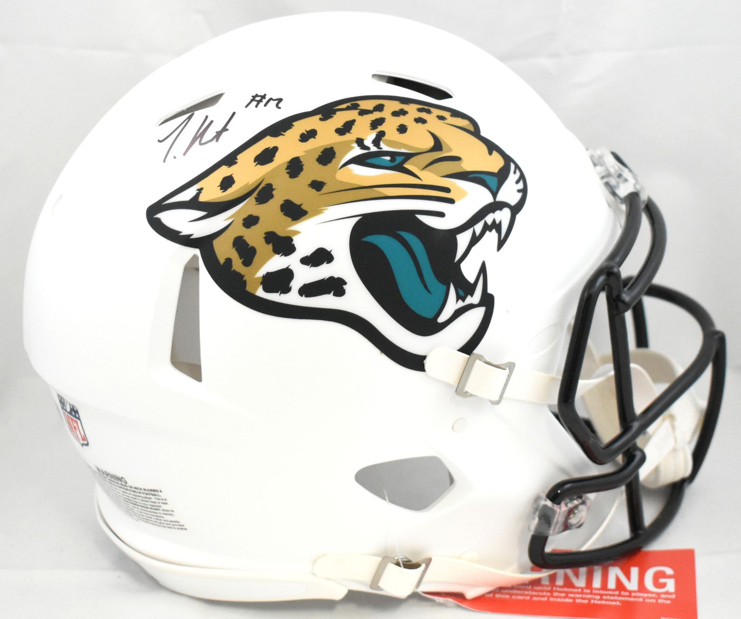 Travis Hunter Autographed Jacksonville Jaguars Alternate Speed Authentic Helmet