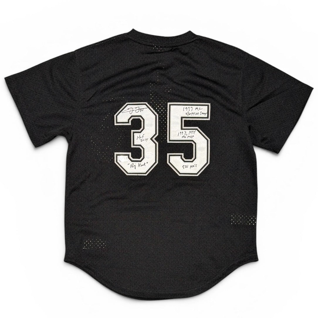 Frank Thomas Jersey - Chicago White Sox Signed Mitchell & Ness 5 Inscriptions