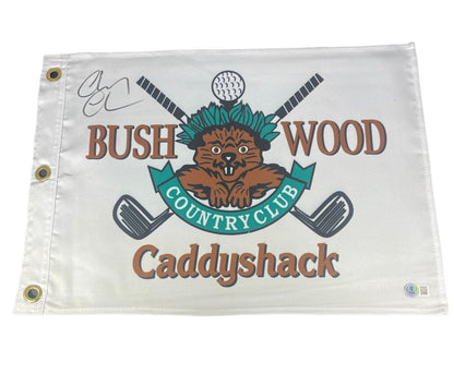 Chevy Chase Signed Bushwood Country Club Golf Flag (Caddyshack)