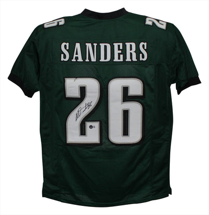 Miles Sanders Signed Philadelphia Eagles Pro Style Football Jersey Beckett
