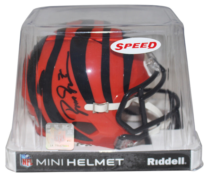 Boomer Esiason Cincinnati Bengals Autographed Speed Mini Helmet