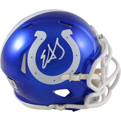 Edgerrin James Signed Indianapolis Colts Flash Alternate Mini Helmet