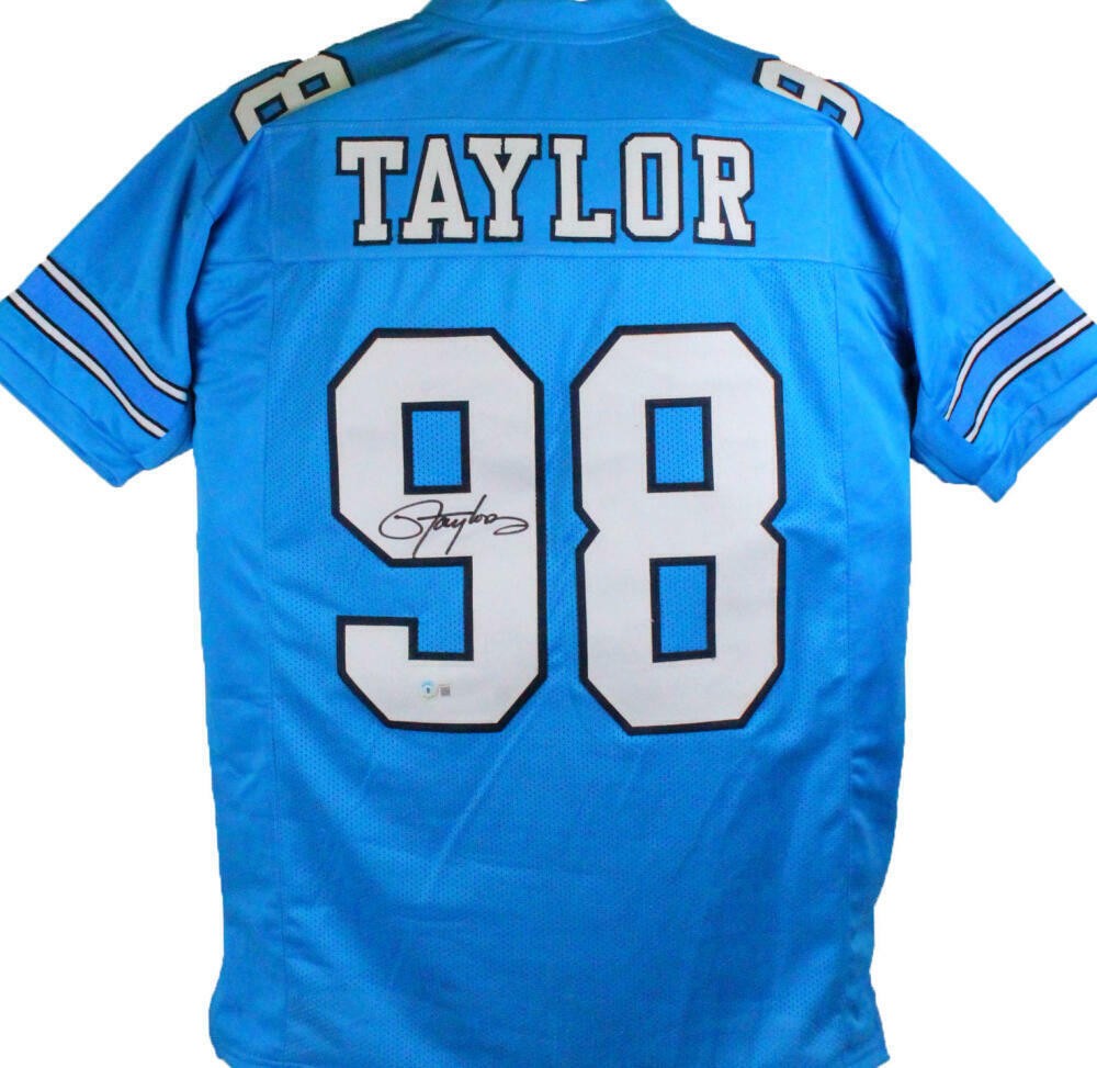 Lawrence Taylor Autographed North Carolina Custom Jersey