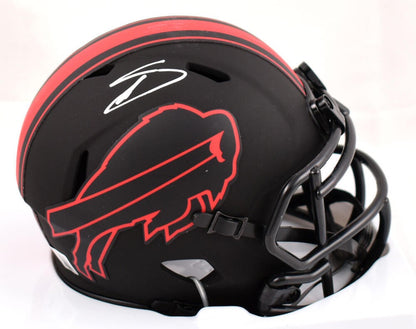 Stefon Diggs Signed Buffalo Bills Eclipse Speed Mini Helmet
