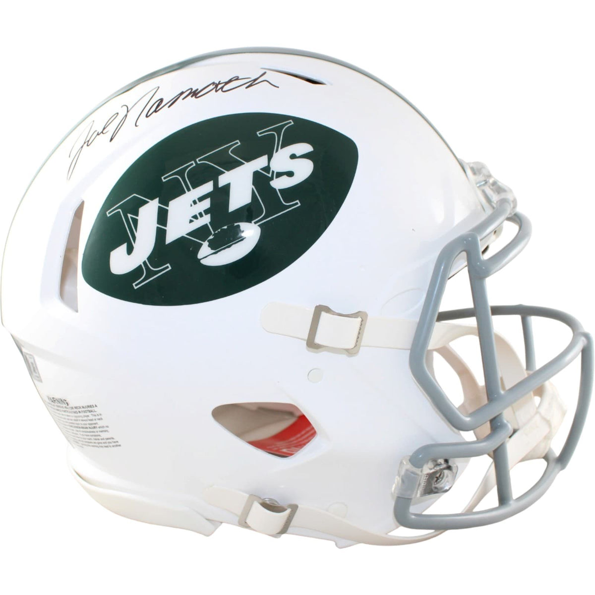 Joe Namath Autographed New York Jets Throwback Proline Helmet
