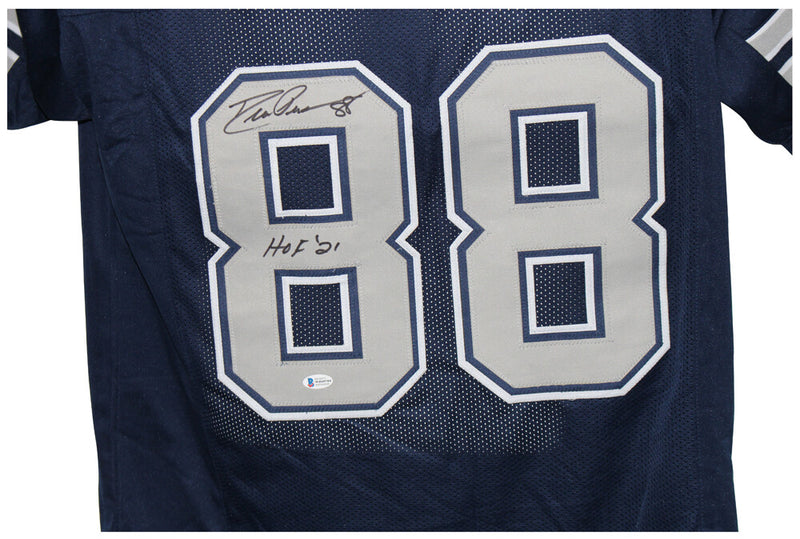 Drew Pearson Signed Dallas Cowboys Pro Style Jersey (HOF Inscription)