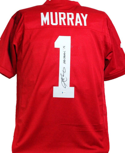 Kyler Murray Autographed Oklahoma Sooners Maroon Custom Jersey