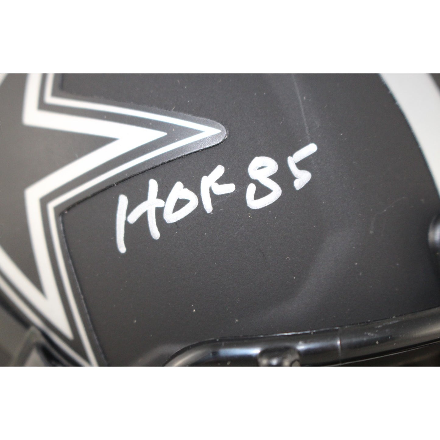 Roger Staubach Signed Dallas Cowboys Eclipse Mini Helmet HOF