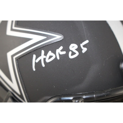 Roger Staubach Signed Dallas Cowboys Eclipse Mini Helmet HOF