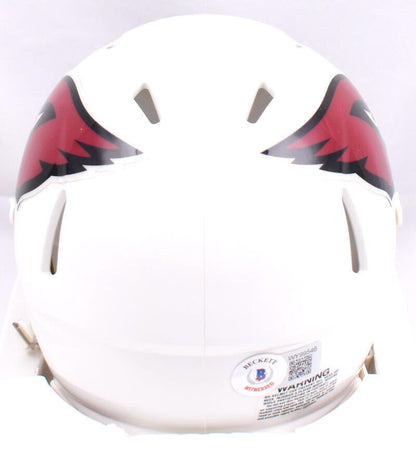 Kurt Warner Signed Arizona Cardinals Speed Mini Helmet - Black