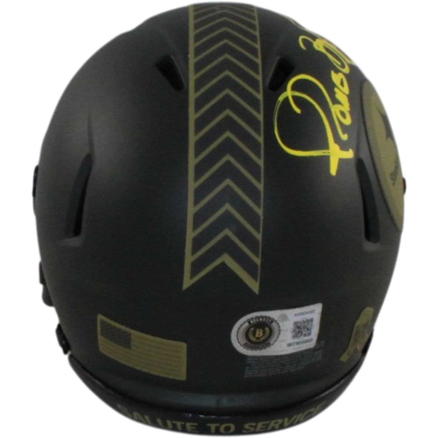 Jerome Bettis Signed Pittsburgh Steelers 2025 Salute to Service Mini Helmet