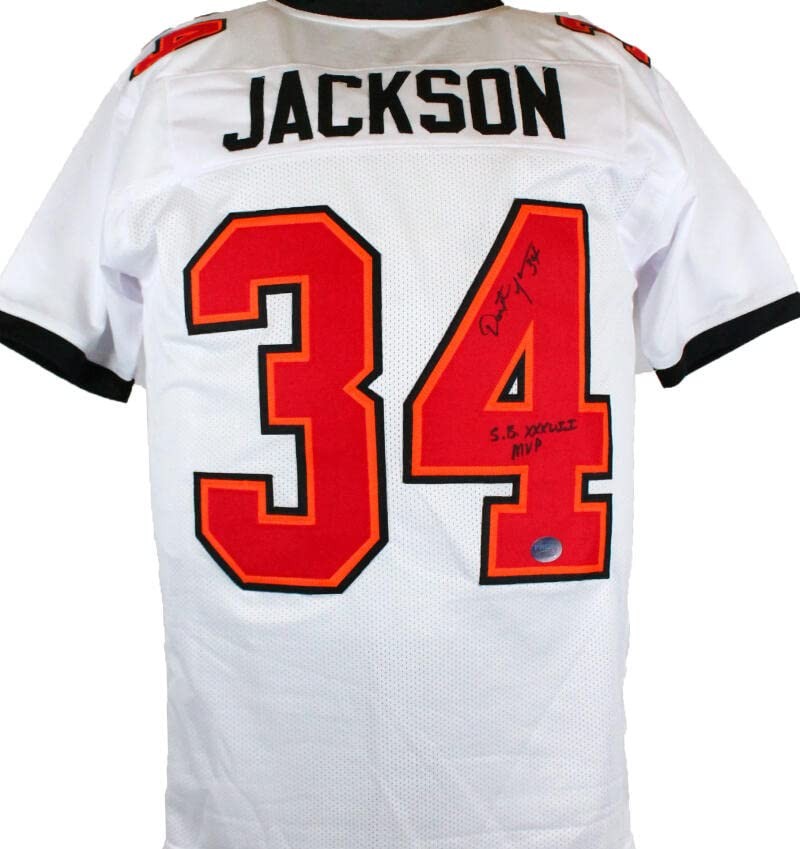 Dexter Jackson Signed Tampa Bay Buccaneers Custom Jersey - SB MVP