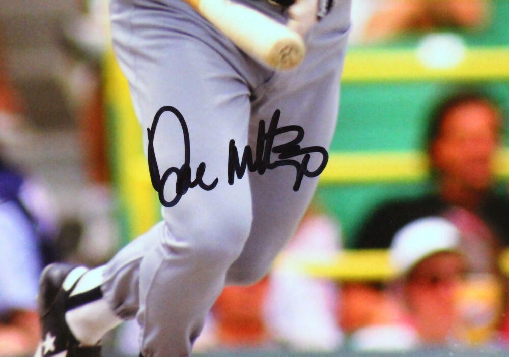 Don Mattingly Signed New York Yankees Grey Jersey 8x10 Photo
