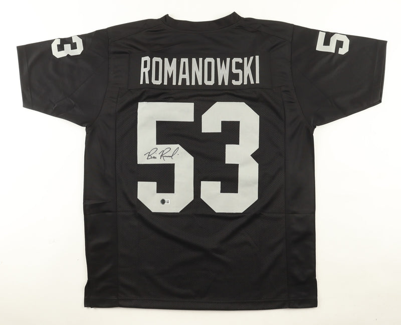 Bill Romanowski Autographed Las Vegas Raiders Black Jersey