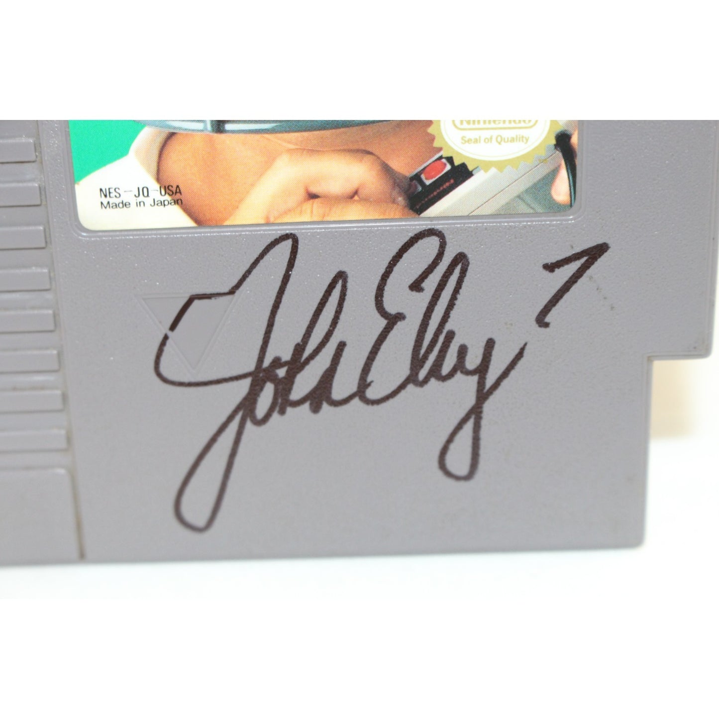 John Elway Signed Elway's Quarterback NES Cartridge (Beckett COA)