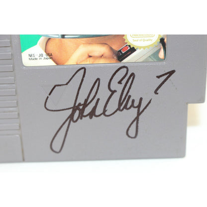 John Elway Signed Elway's Quarterback NES Cartridge (Beckett COA)