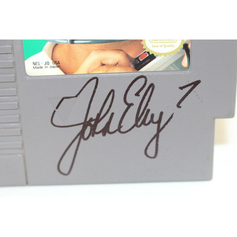John Elway Signed Elway's Quarterback NES Cartridge (Beckett COA)