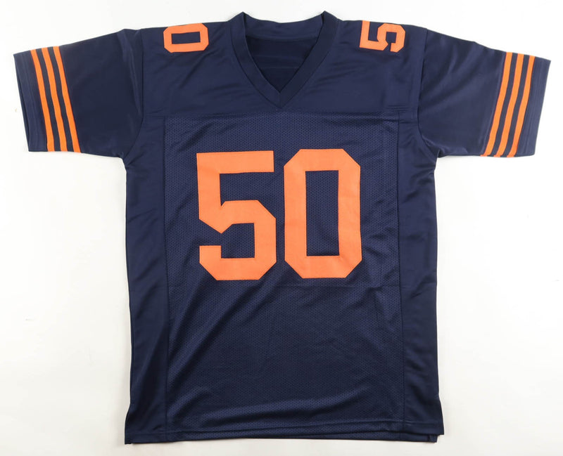 Mike Singletary Signed Chicago Bears Custom Throwback Jersey JSA