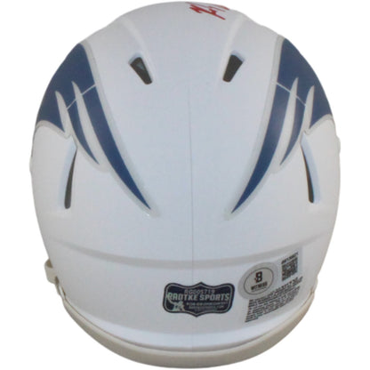 Rob Gronkowski Signed New England Patriots Rivalries Mini Helmet (Beckett)
