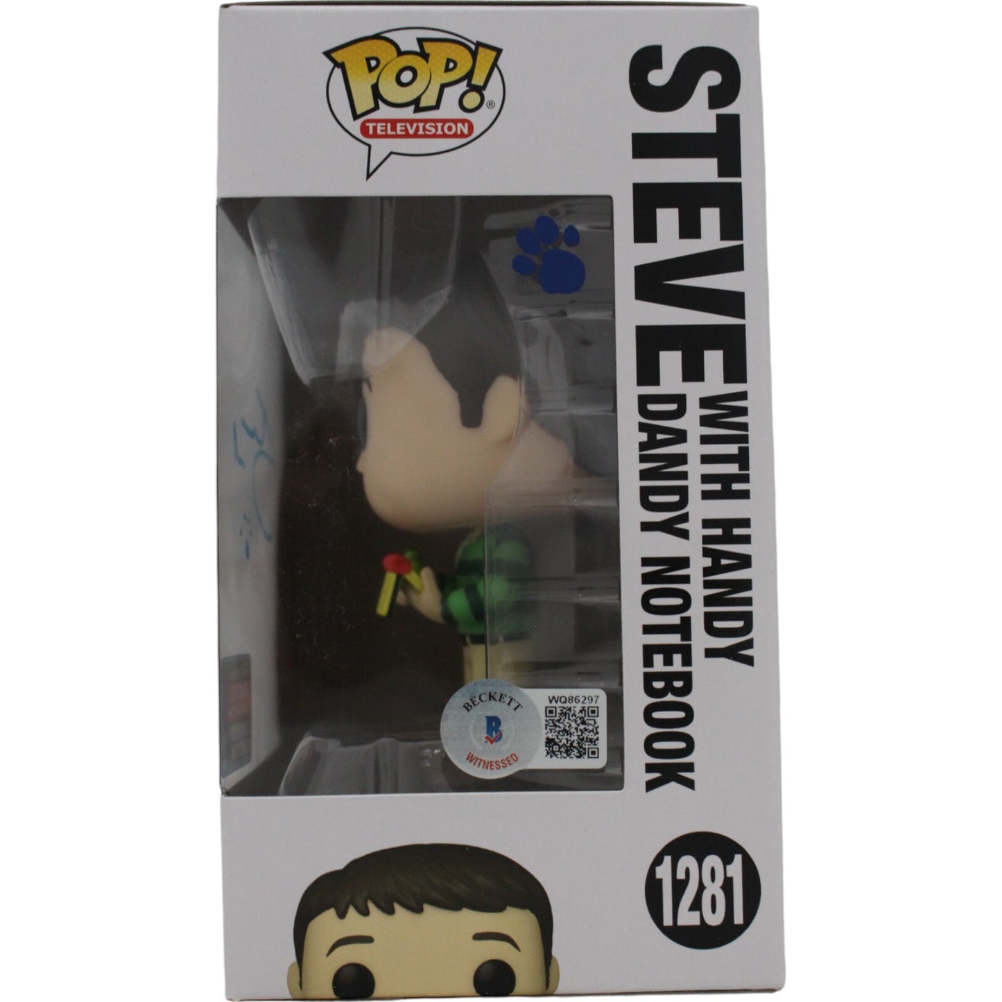 Steve Burns Signed Blue's Clues Funko Pop! Vinyl #1281 Beckett BAS