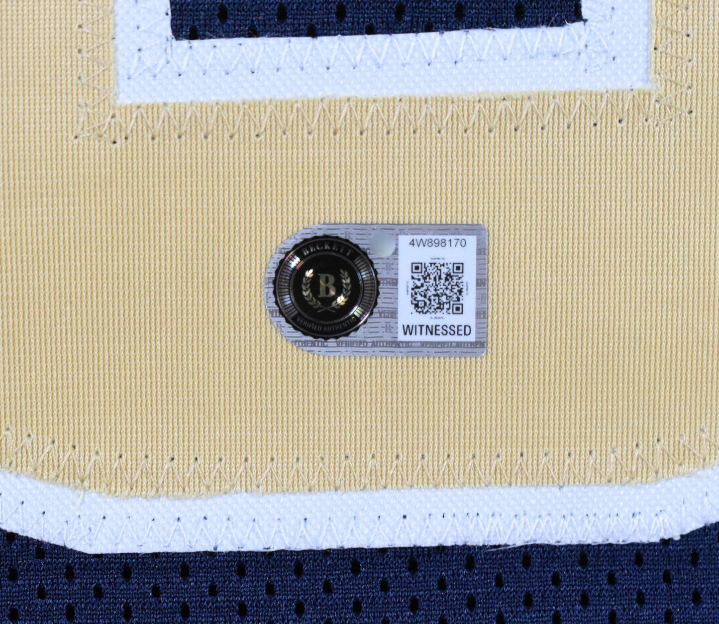 Torry Holt Signed St. Louis Rams Custom Blue Jersey