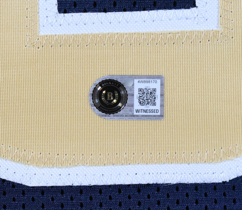 Torry Holt Signed St. Louis Rams Custom Blue Jersey