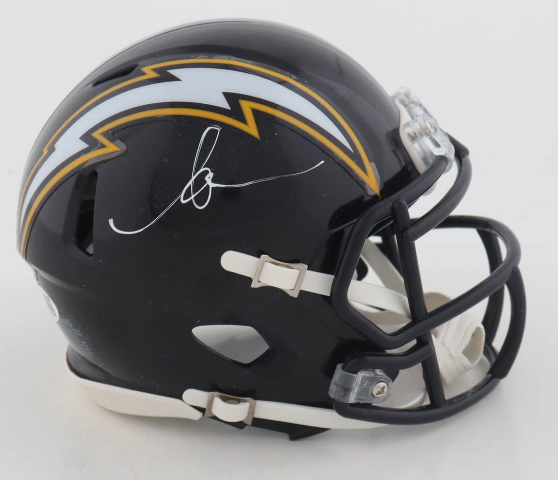 Anthony Miller Signed Los Angeles Chargers Throwback Mini Helmet