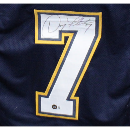 Doug Flutie Signed Los Angeles Chargers Pro Style Blue Jersey