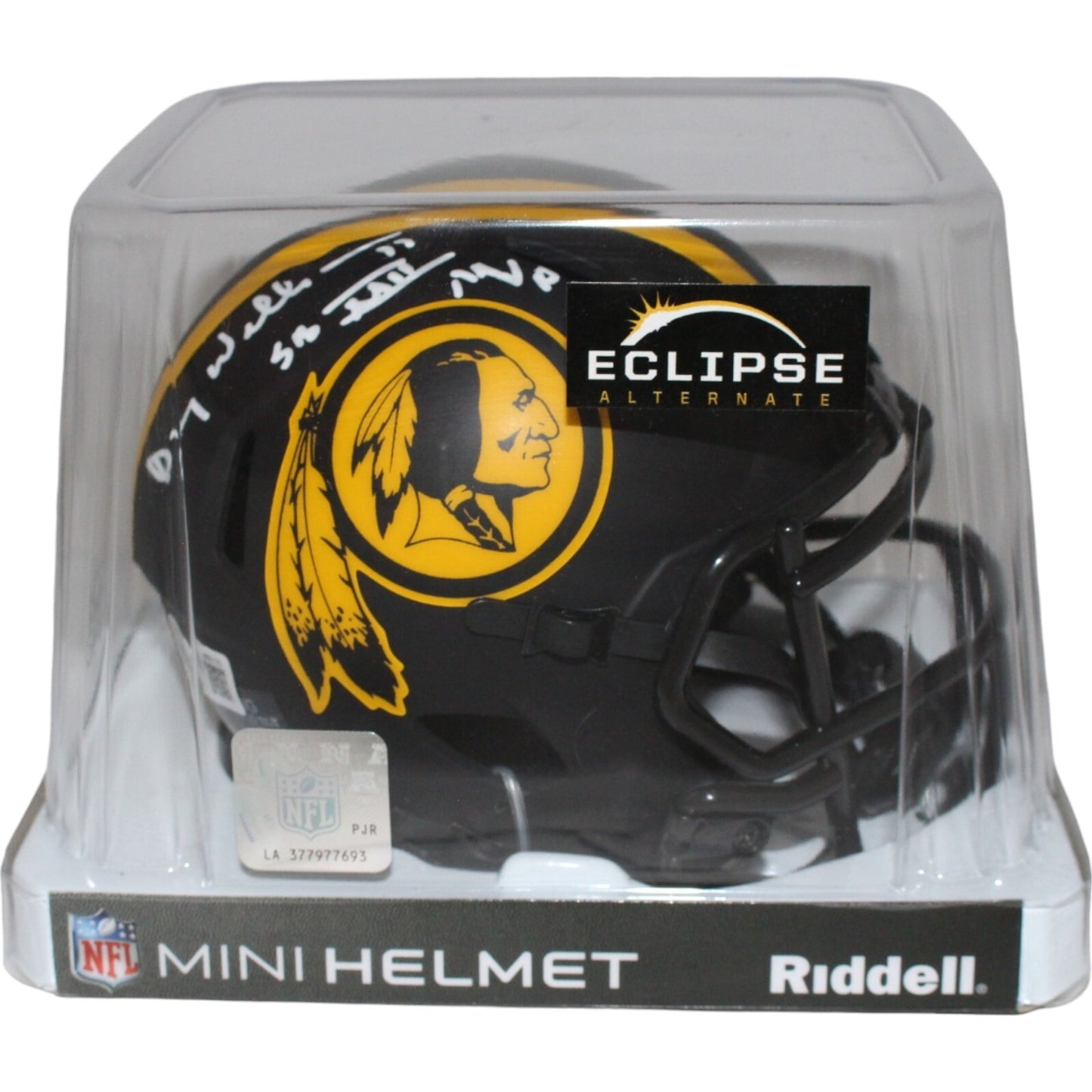 Doug Williams Signed Washington Redskins Eclipse Mini Helmet SB MVP Beckett
