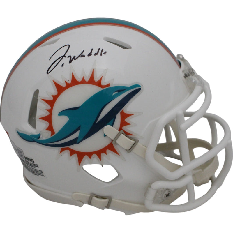 Jaylen Waddle Signed Miami Dolphins Speed Mini Helmet