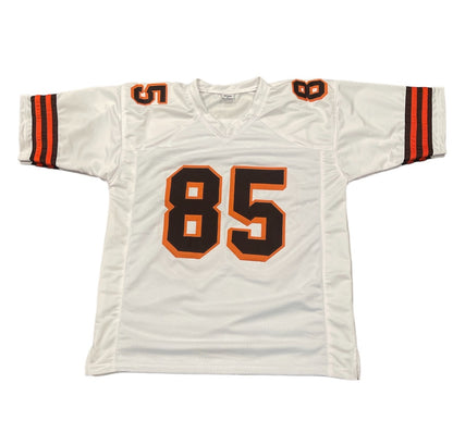 David Njoku Signed Cleveland Browns Custom Football Jersey (BAS COA)