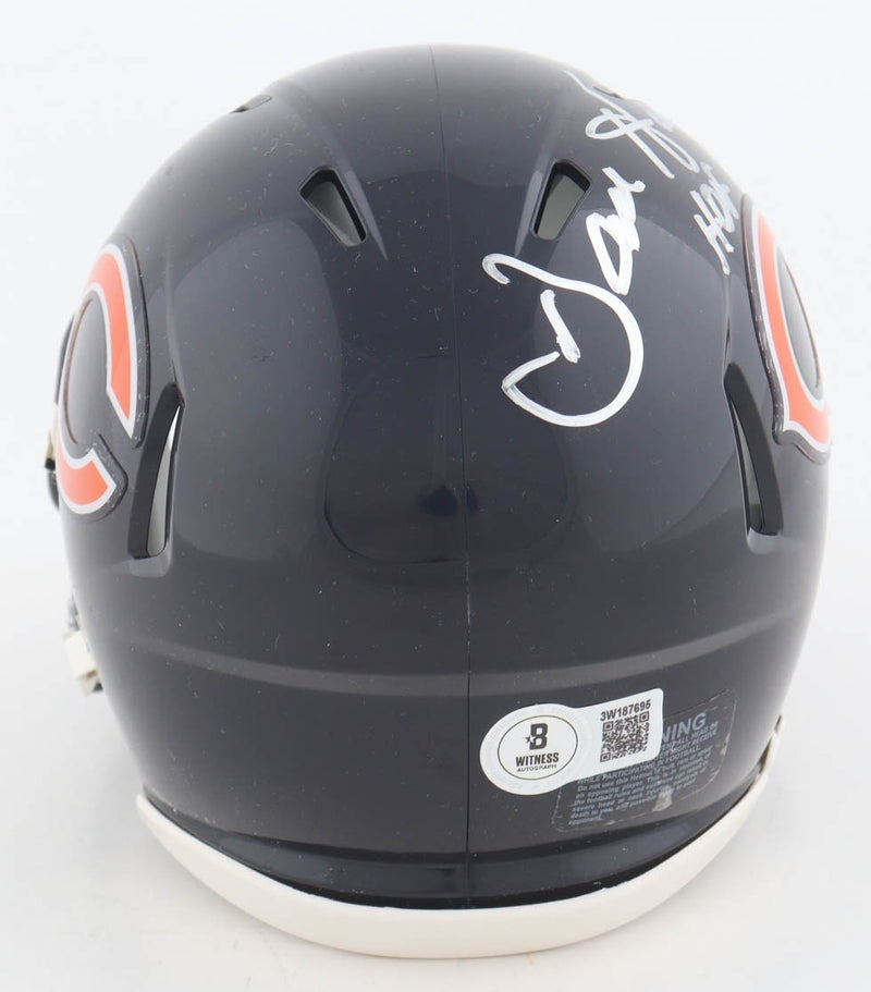 chicago bears motorcycle helmets Luther Burden III Autographed SpeedFlex Midi Helmet Beck Game Day Legends 8060029 Chicago Bears Riddell Rave Speed