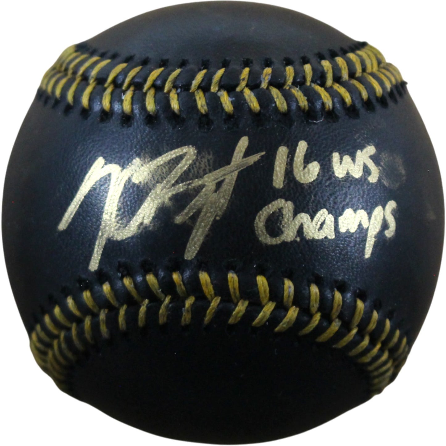 Kris Bryant Signed Chicago Cubs Black MLB Baseball (WS Champs Inscription)