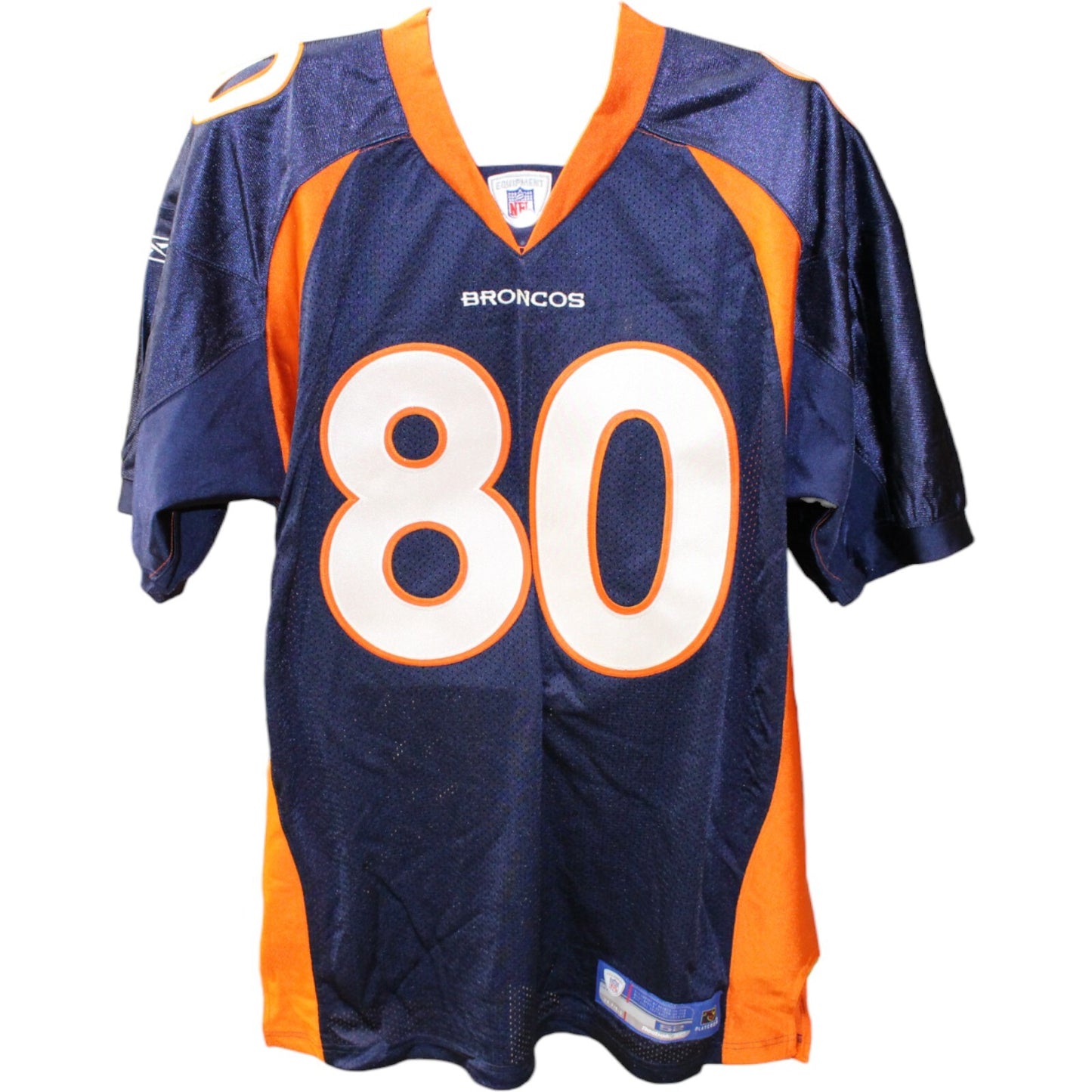 Rod Smith Signed Denver Broncos Blue Reebok Jersey (Size 52)