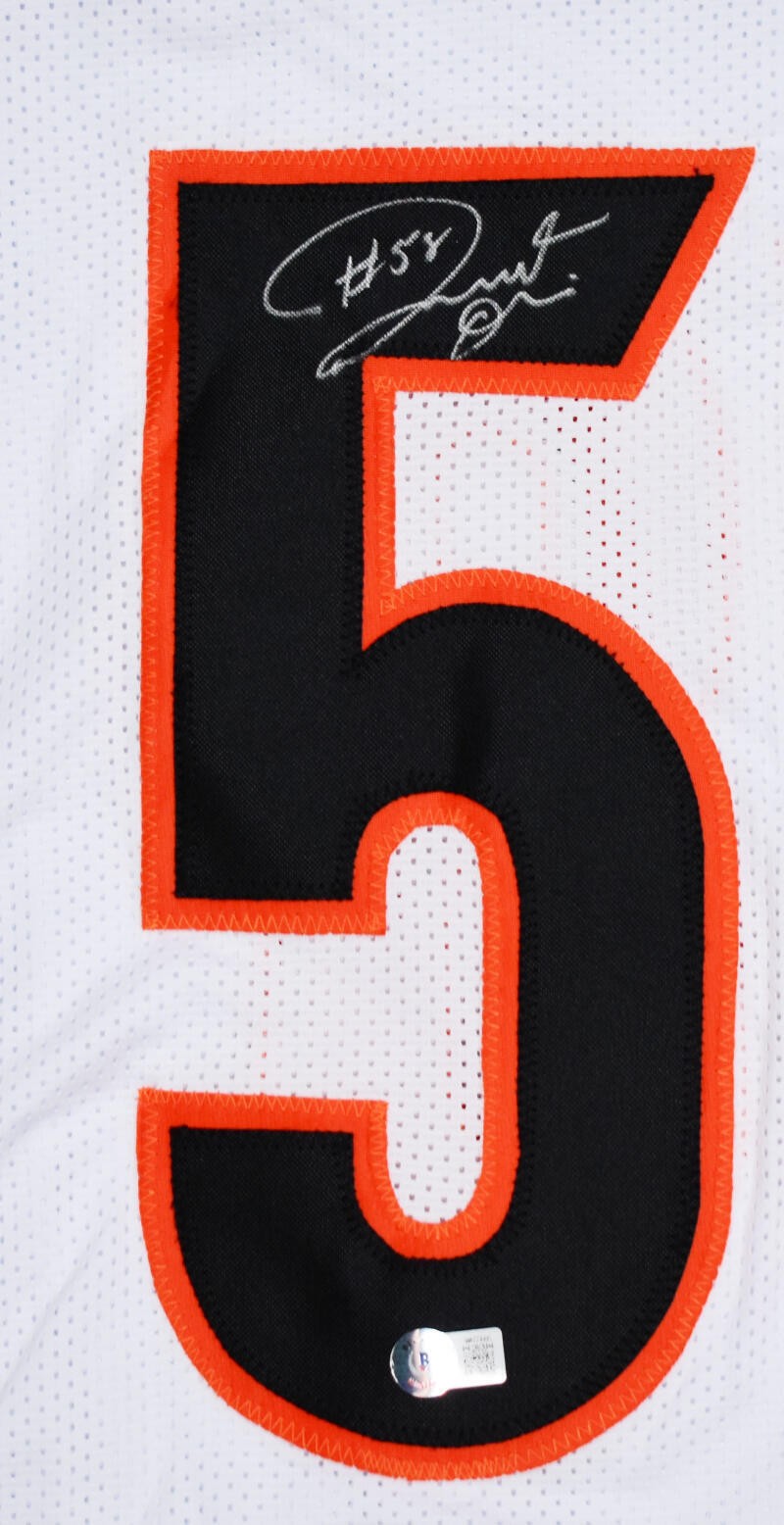 Joseph Ossai Autographed Cincinnati Bengals White Custom Jersey