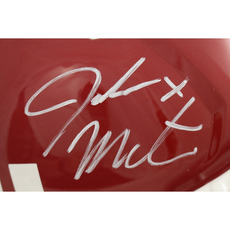 John Mateer Signed Oklahoma Sooners Proline Speed Full Size Helmet