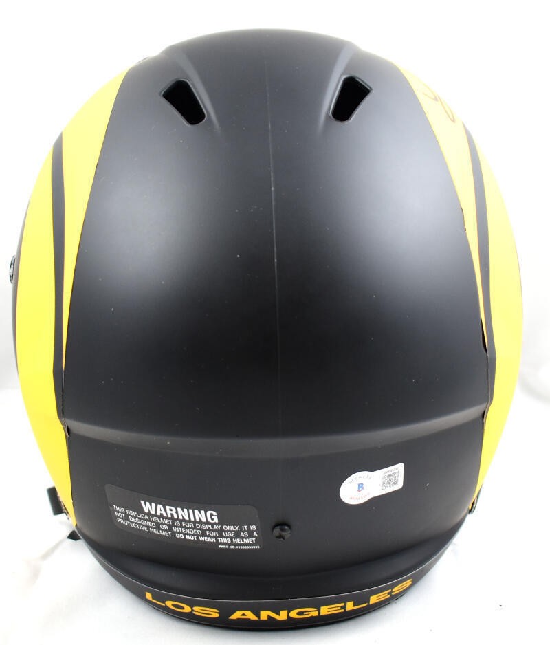 Kurt Warner Signed Los Angeles Rams Full Size Eclipse Speed Helmet
