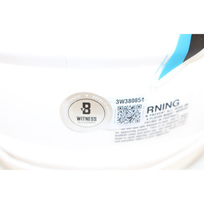 Julius Peppers Carolina Panthers Autographed Flat White Mini Helmet