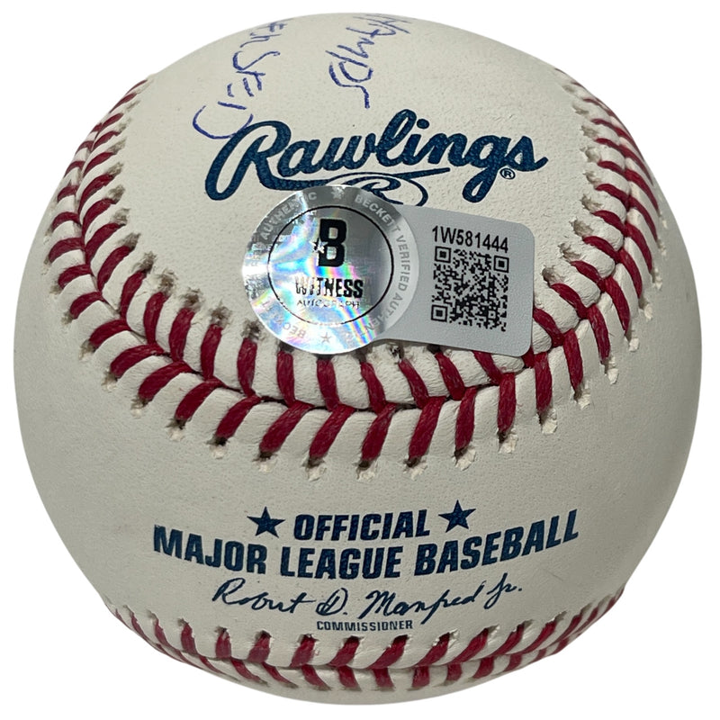 Derek Lowe Signed Official Major League Baseball (2 Inscriptions)