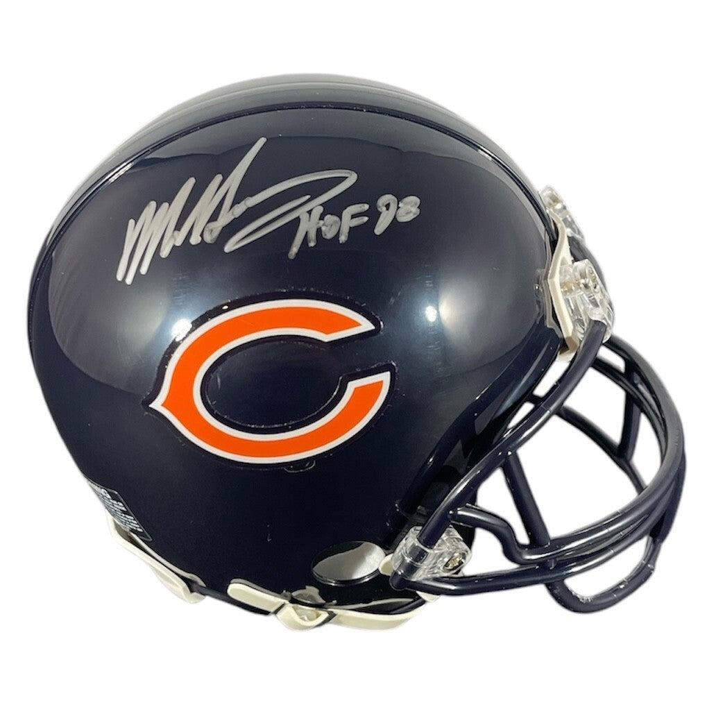 Mike Singletary Chicago Bears Signed VSR4 Mini Helmet (HOF 98)