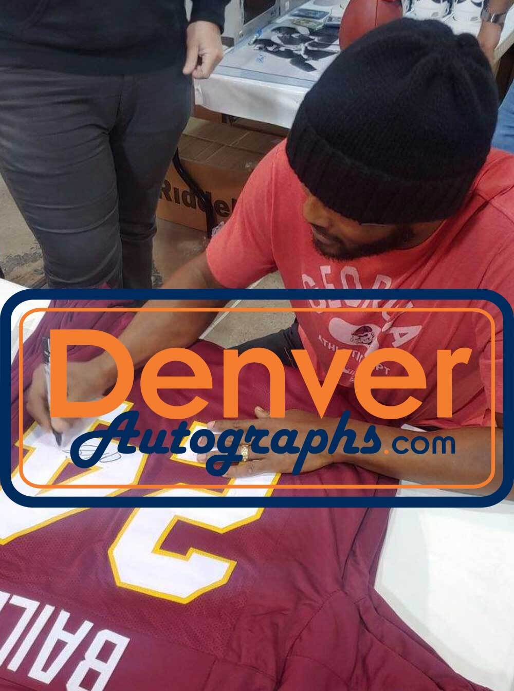 Champ Bailey Signed Washington Redskins Custom Jersey (Beckett)