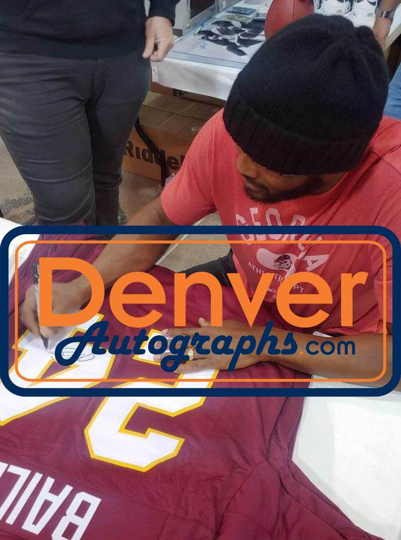 Champ Bailey Signed Washington Redskins Custom Jersey (Beckett)