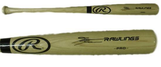 David Dahl Autographed Colorado Rockies Rawlings Blonde Baseball Bat