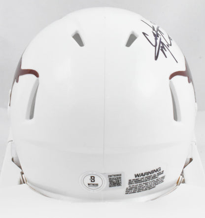 Colt McCoy Autographed Texas Longhorns Speed Mini Helmet