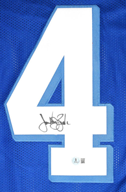 James Van Der Beek Signed West Canaan Coyotes Jonathan Moxon Jersey