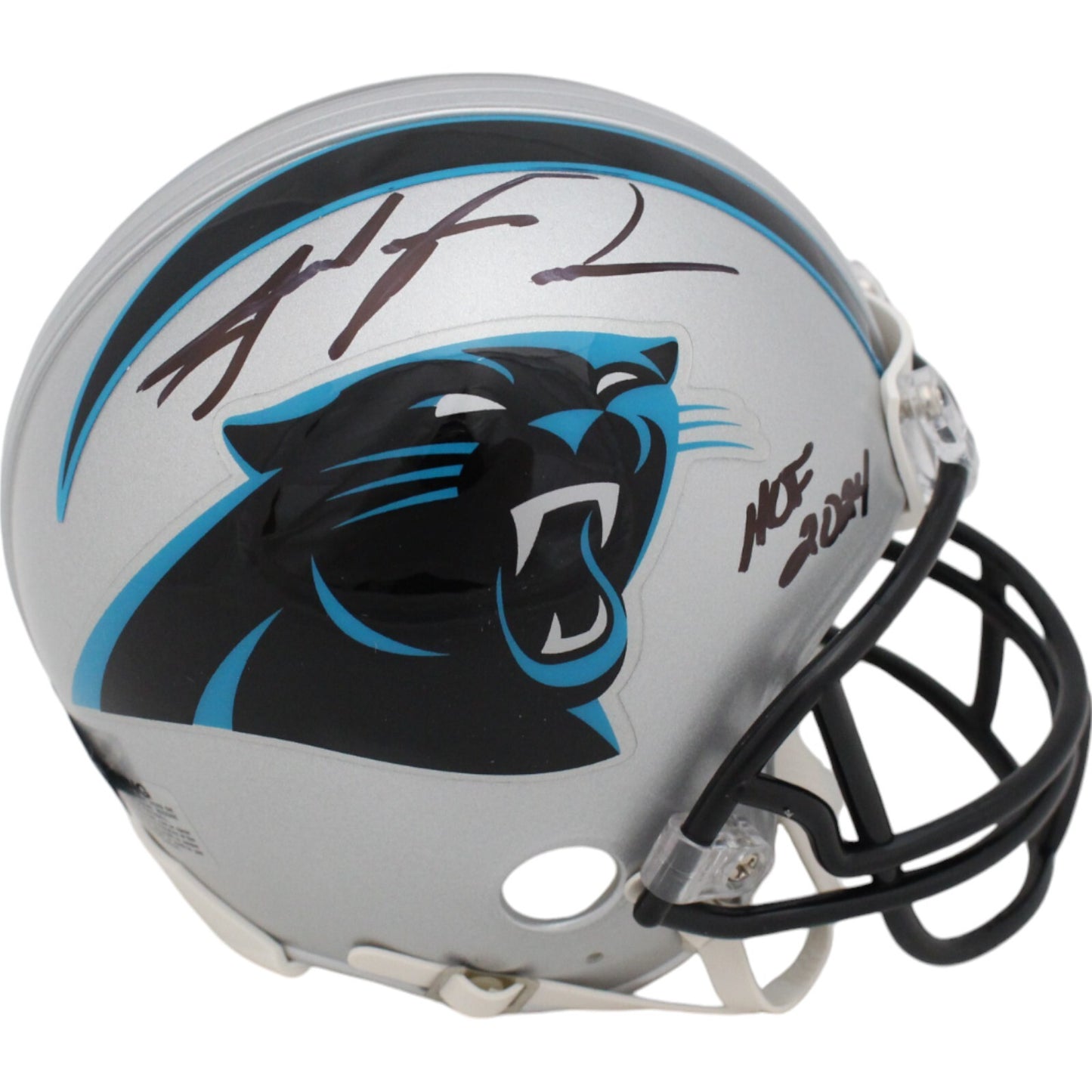 Julius Peppers Carolina Panthers Autographed VSR4 Mini Helmet (HOF 24)