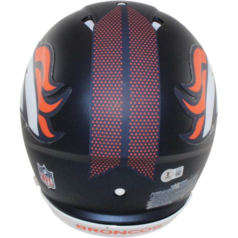 Bo Nix Signed Denver Broncos Full Size Authentic Helmet