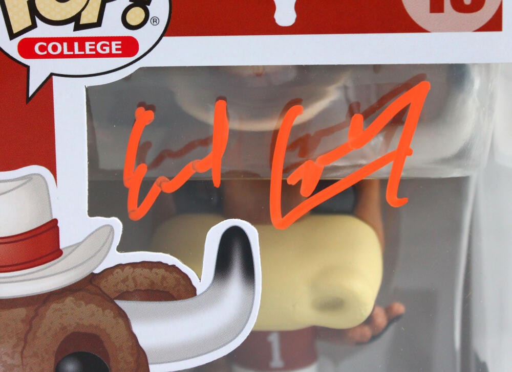Earl Campbell Signed Texas Longhorns Funko Pop Figurine #13